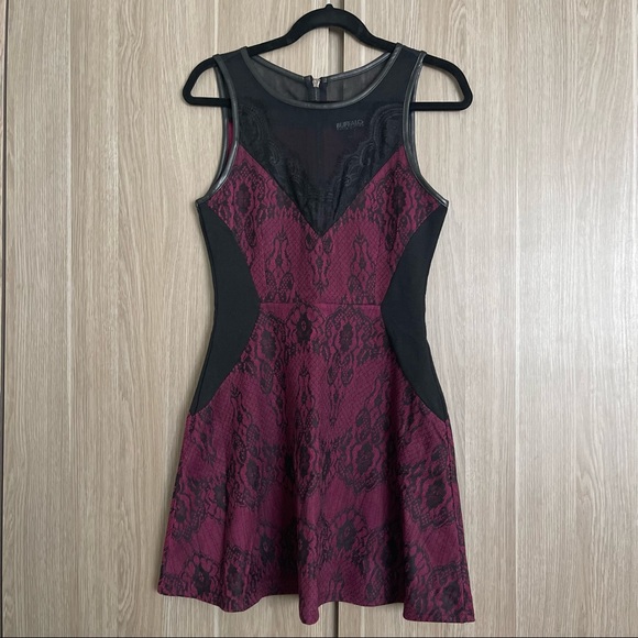 Buffalo by David Bitton Flare Lace Dress Size S - Picture 1 of 3